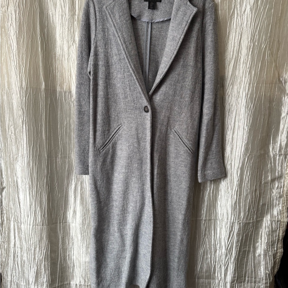 Christian Siriano Gray Trench Coat